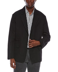 Lanvin Deconstructed Linen-Blend Jacket