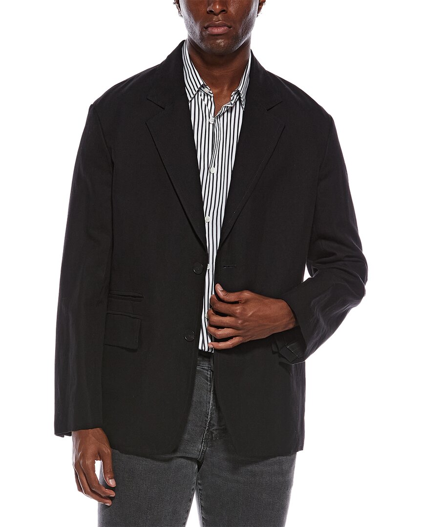 Lanvin Deconstructed Linen-Blend Jacket
