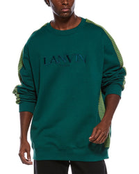 LANVIN Side Curb Oversized Sweatshirt