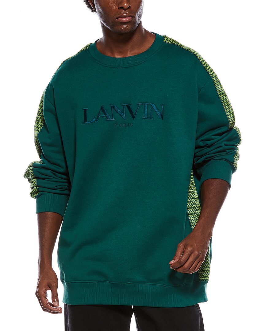 LANVIN Side Curb Oversized Sweatshirt