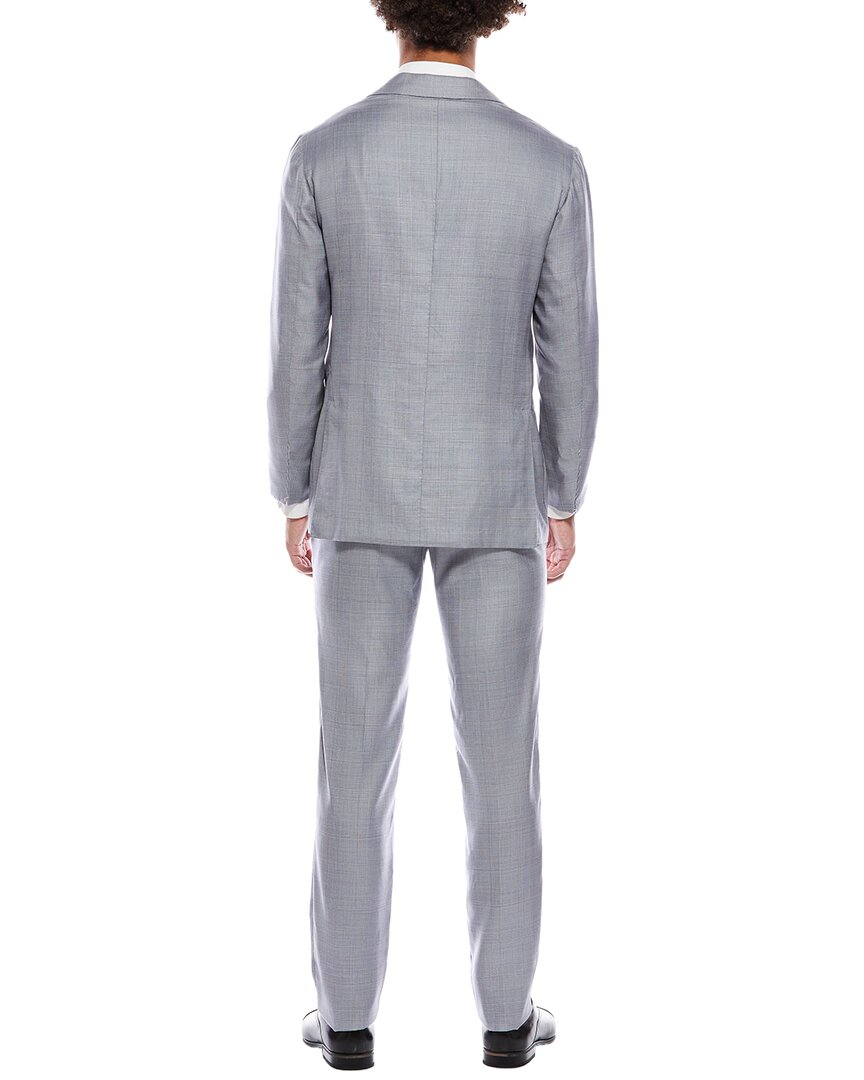 Kiton 2Pc Cashmere, Linen, & Silk-Blend Suit