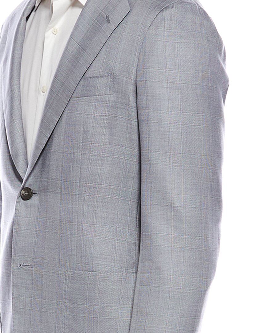 Kiton 2Pc Cashmere, Linen, & Silk-Blend Suit