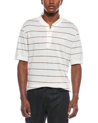 Brunello Cucinelli Linen-Blend Polo Shirt