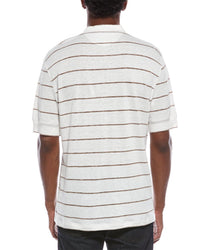 Brunello Cucinelli Linen-Blend Polo Shirt