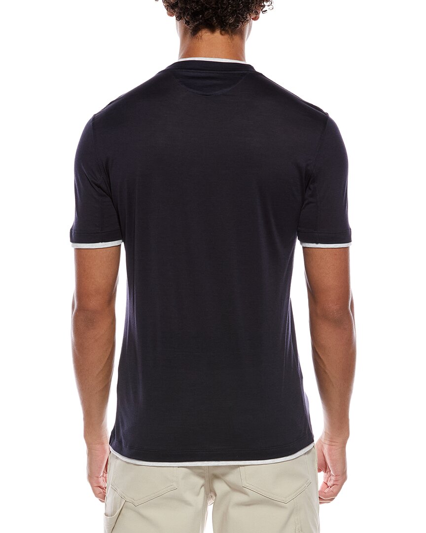 Brunello Cucinelli Silk-Blend T-Shirt