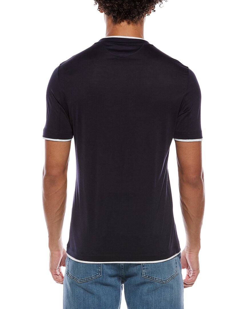 Brunello Cucinelli Silk-Blend T-Shirt