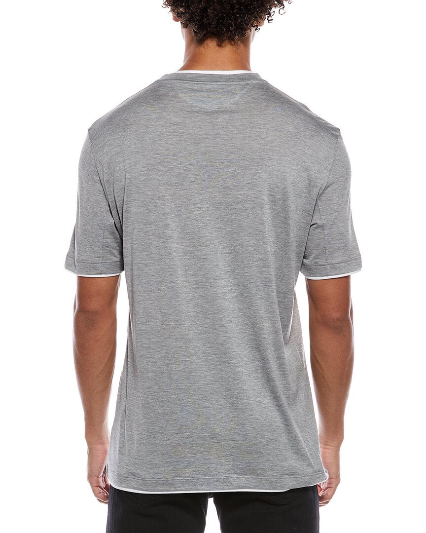 Brunello Cucinelli Silk-Blend T-Shirt