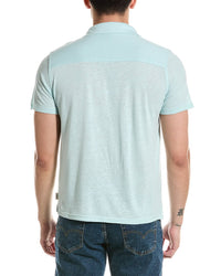 Onia Linen-Blend Polo Shirt