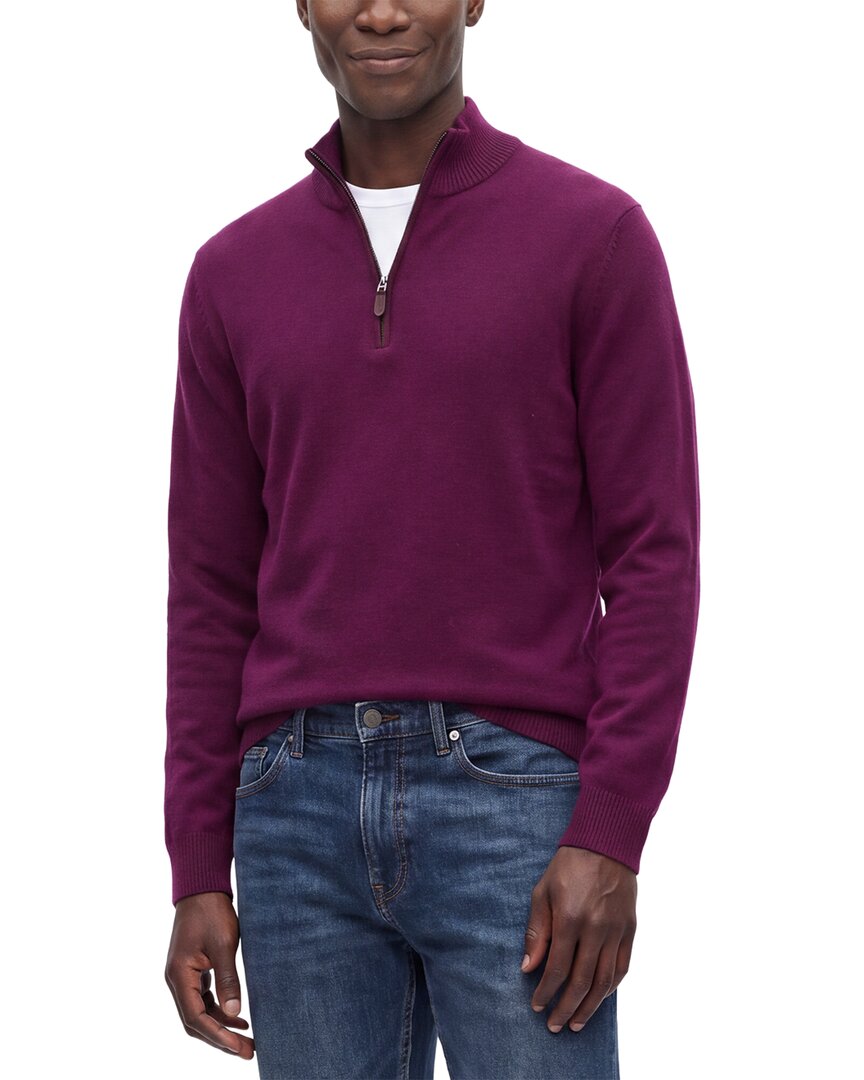 Forte Cashmere 100% Cashmere Mock Neck 1/4-Zip 100% Cashmere Sweater