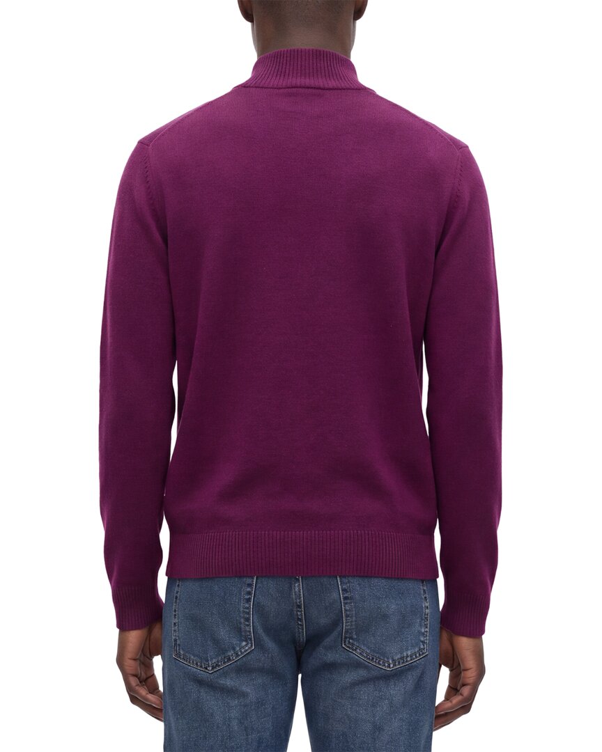 Forte Cashmere 100% Cashmere Mock Neck 1/4-Zip 100% Cashmere Sweater