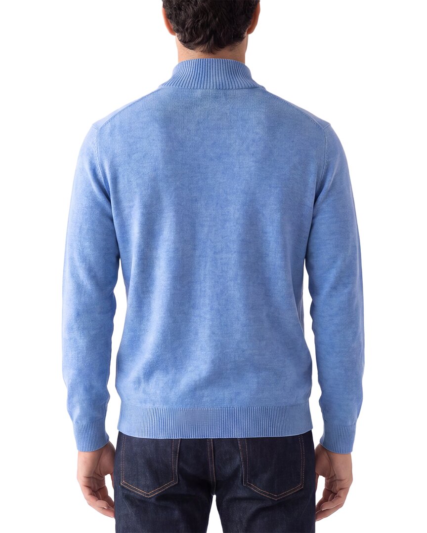 Forte Cashmere 100% Cashmere Mock Neck 1/4-Zip 100% Cashmere Sweater