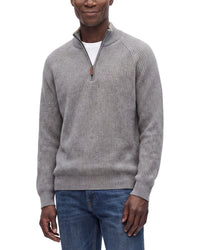 Forte Forte Cashmere 100% Cashmere Mock Neck 1/4-Zip 100% Cashmere Sweater