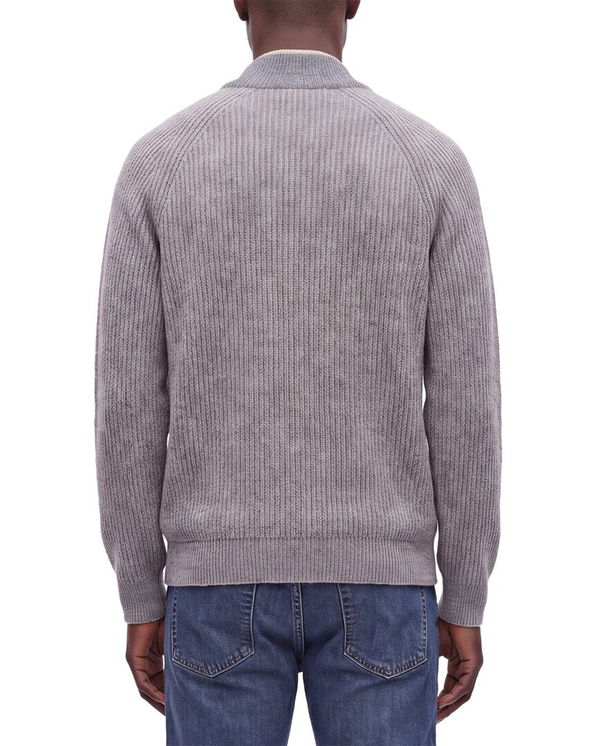 Forte Forte Cashmere 100% Cashmere Mock Neck 1/4-Zip 100% Cashmere Sweater
