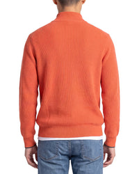 Forte Cashmere 100% Cashmere Mock Neck 1/4-Zip 100% Cashmere Sweater