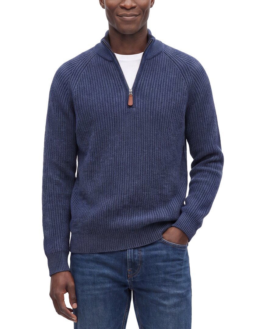 Forte Forte Cashmere 100% Cashmere Mock Neck 1/4-Zip 100% Cashmere Sweater