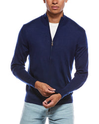 N.Peal Hyde Fine Gauge Cashmere & Silk-Blend Full Zip Sweater