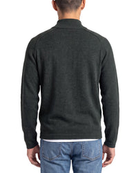 Forte Cashmere 100% Cashmere Mock Neck 1/4-Zip