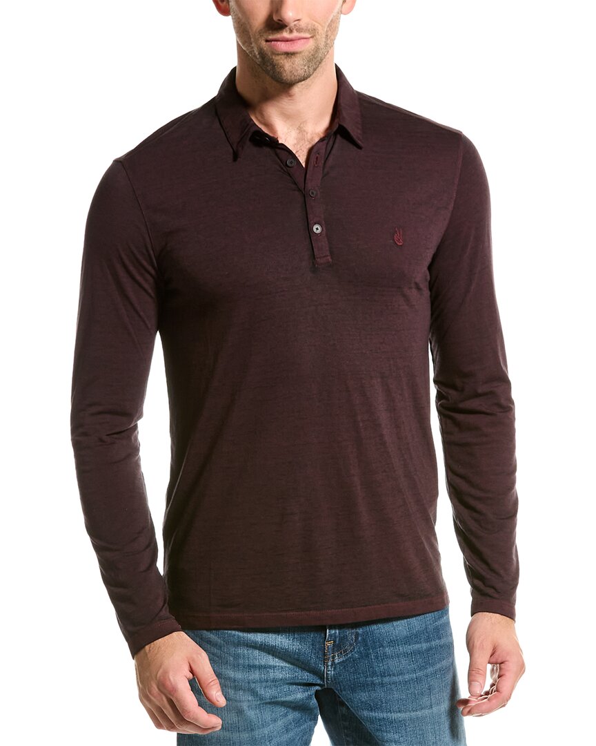 John Varvatos Marty Burnout Polo Shirt