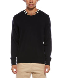 Burberry Burberry Wool & Cashmere-Blend Crewneck Sweater