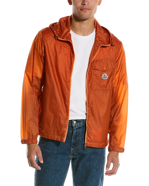Moncler orange windbreaker cheap