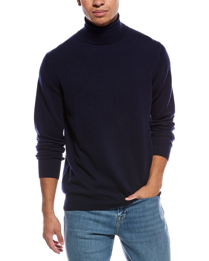 Brodie Cashmere Classic Wool & Cashmere-Blend Turtleneck Sweater