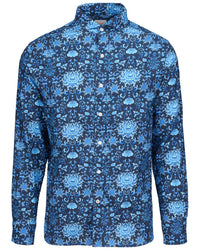 Swims Breeze Linen-Blend Printed Shirt