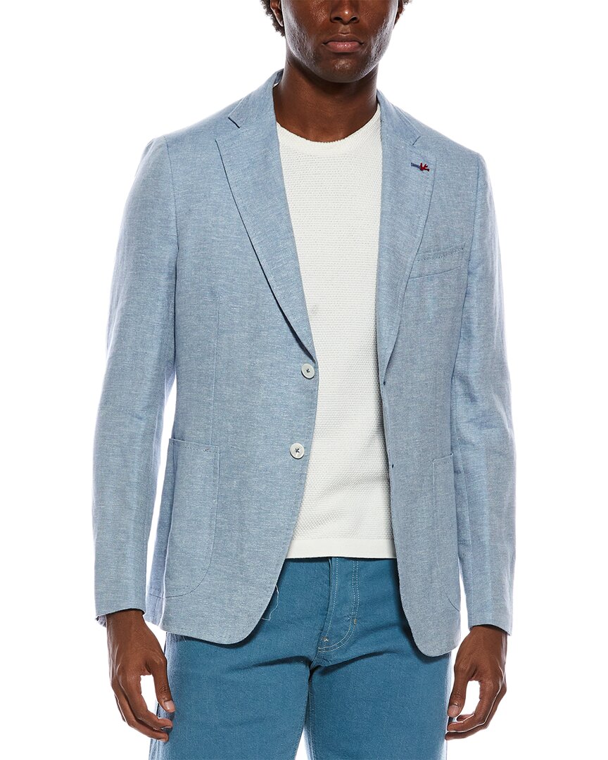 Isaia Isaia Capri Linen, Cashmere, & Silk-Blend Sport Jacket