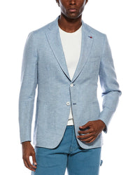 Isaia Isaia Capri Linen, Cashmere, & Silk-Blend Sport Jacket