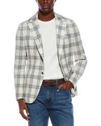 Isaia Isaia Capri Wool, Silk, & Linen-Blend Sport Jacket
