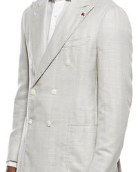 Isaia Isaia Domenico Wool, Silk, & Linen-Blend Blazer