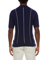 Isaia Isaia Cashmere-Blend Polo Sweater