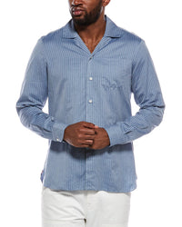 Isaia Isaia Camp Collar Shirt
