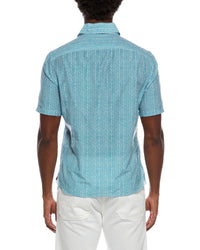 Isaia Isaia Silk-Blend Print Shirt