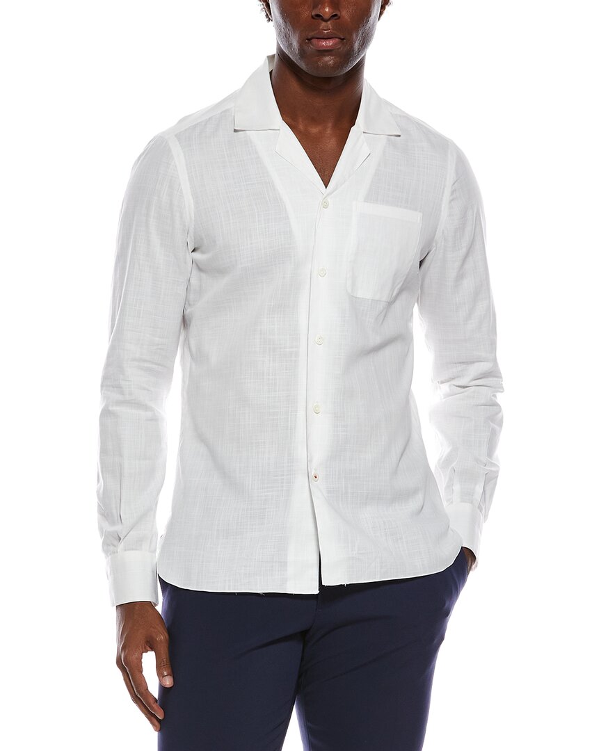 Isaia Camp Collar Shirt