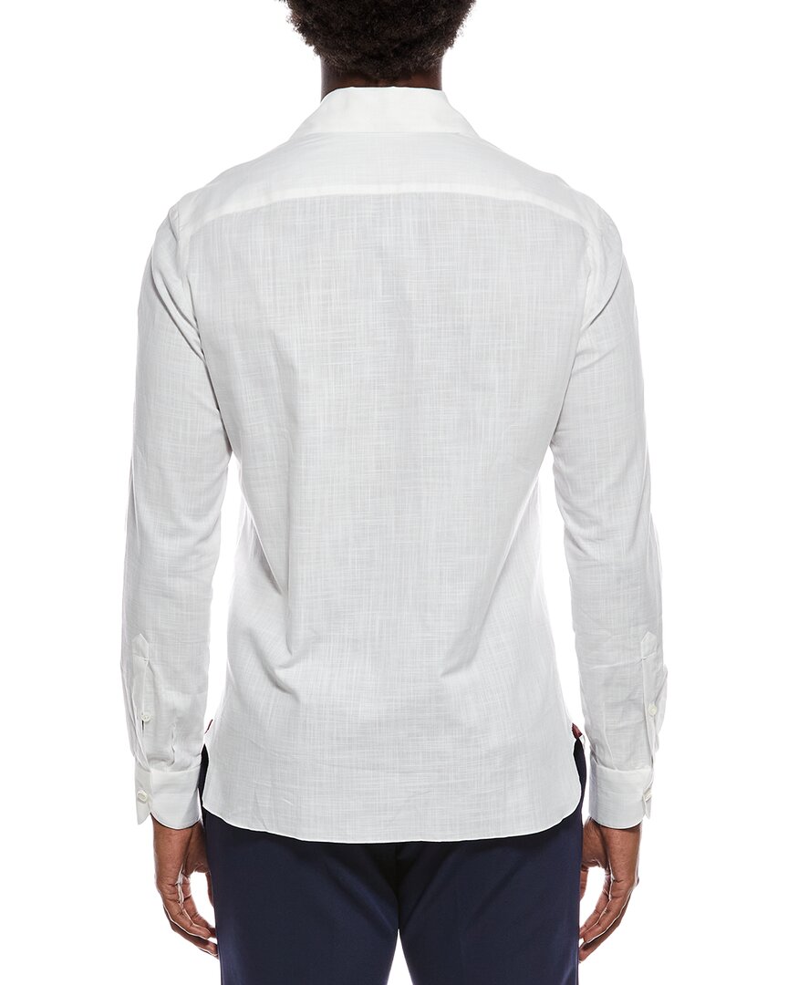 Isaia Camp Collar Shirt