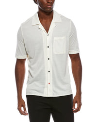 Isaia Wool Jersey Shirt