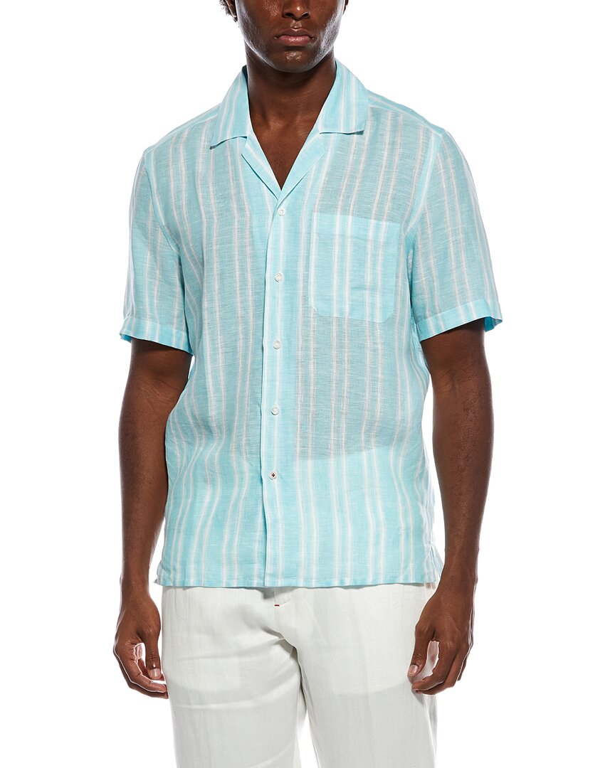 Isaia Isaia Camp Linen Shirt