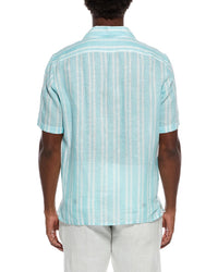 Isaia Isaia Camp Linen Shirt