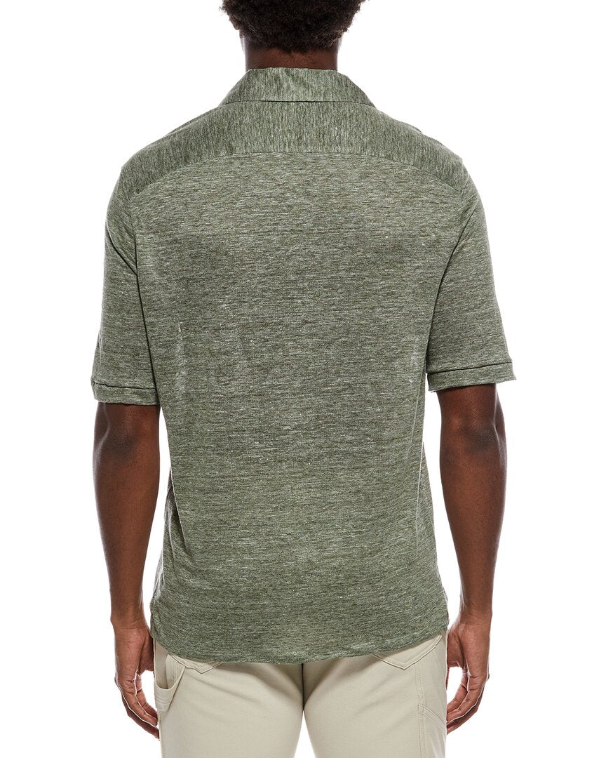 Isaia Isaia Jersey Linen Shirt