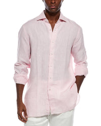 Isaia Isaia Linen Dress Shirt