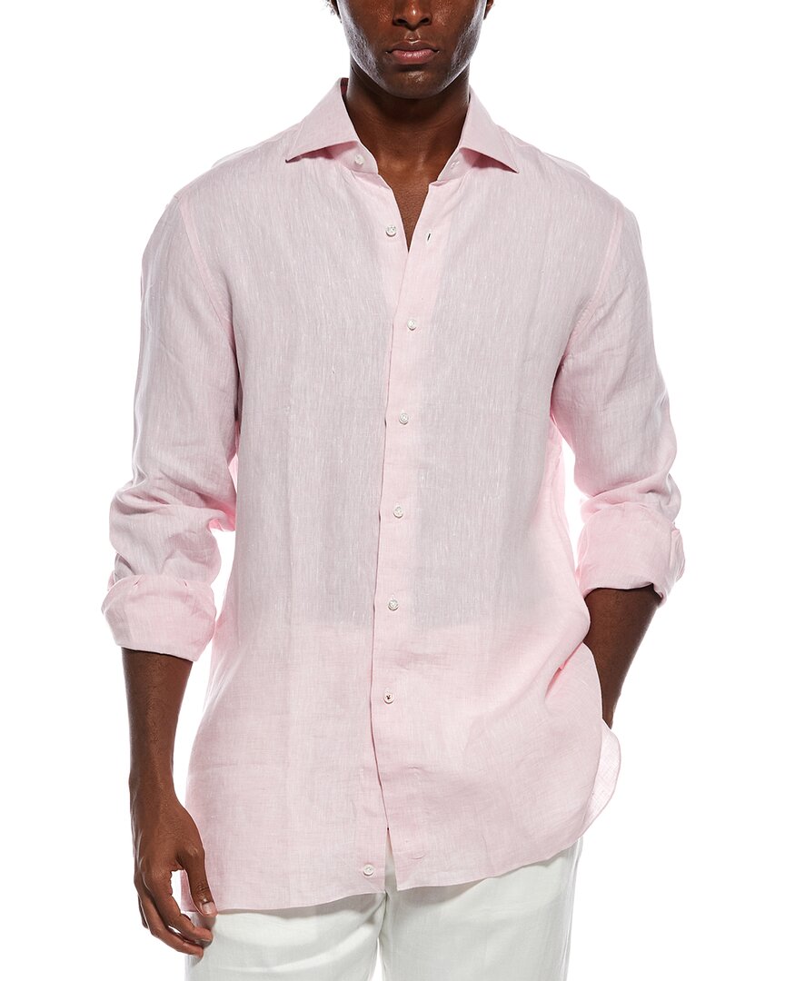 Isaia Isaia Linen Dress Shirt