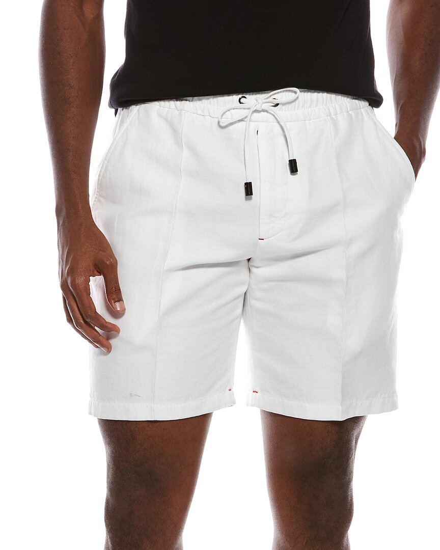 Isaia Isaia Linen-Blend Short