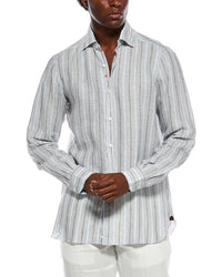 Isaia Sport Linen Shirt