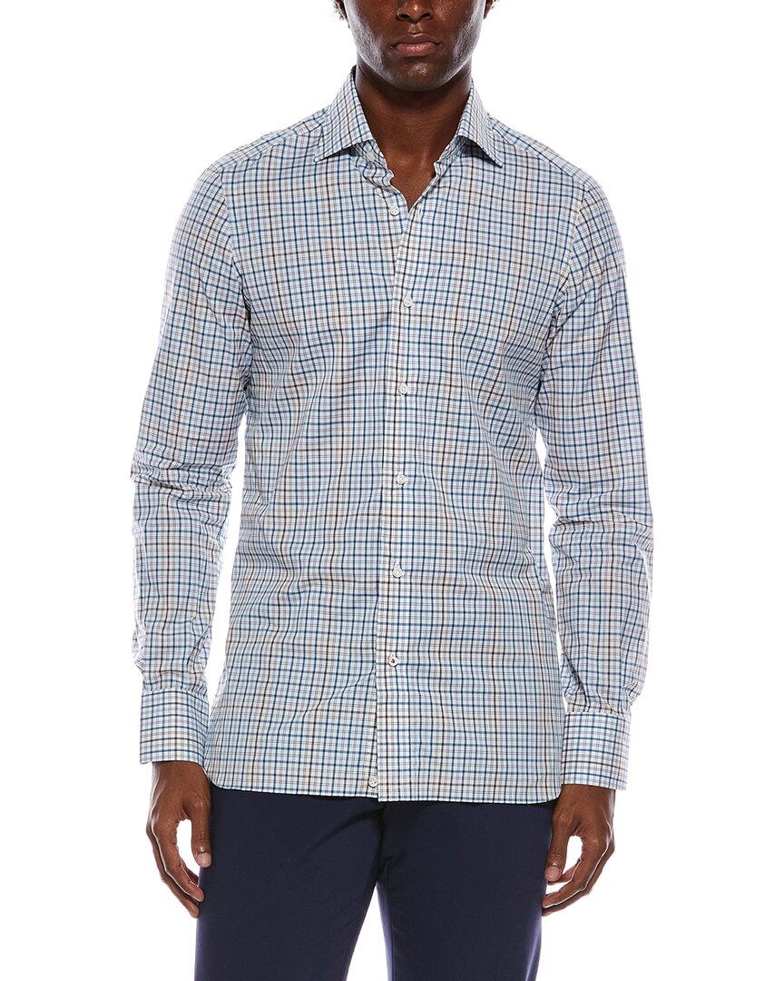 Isaia Linen Dress Shirt