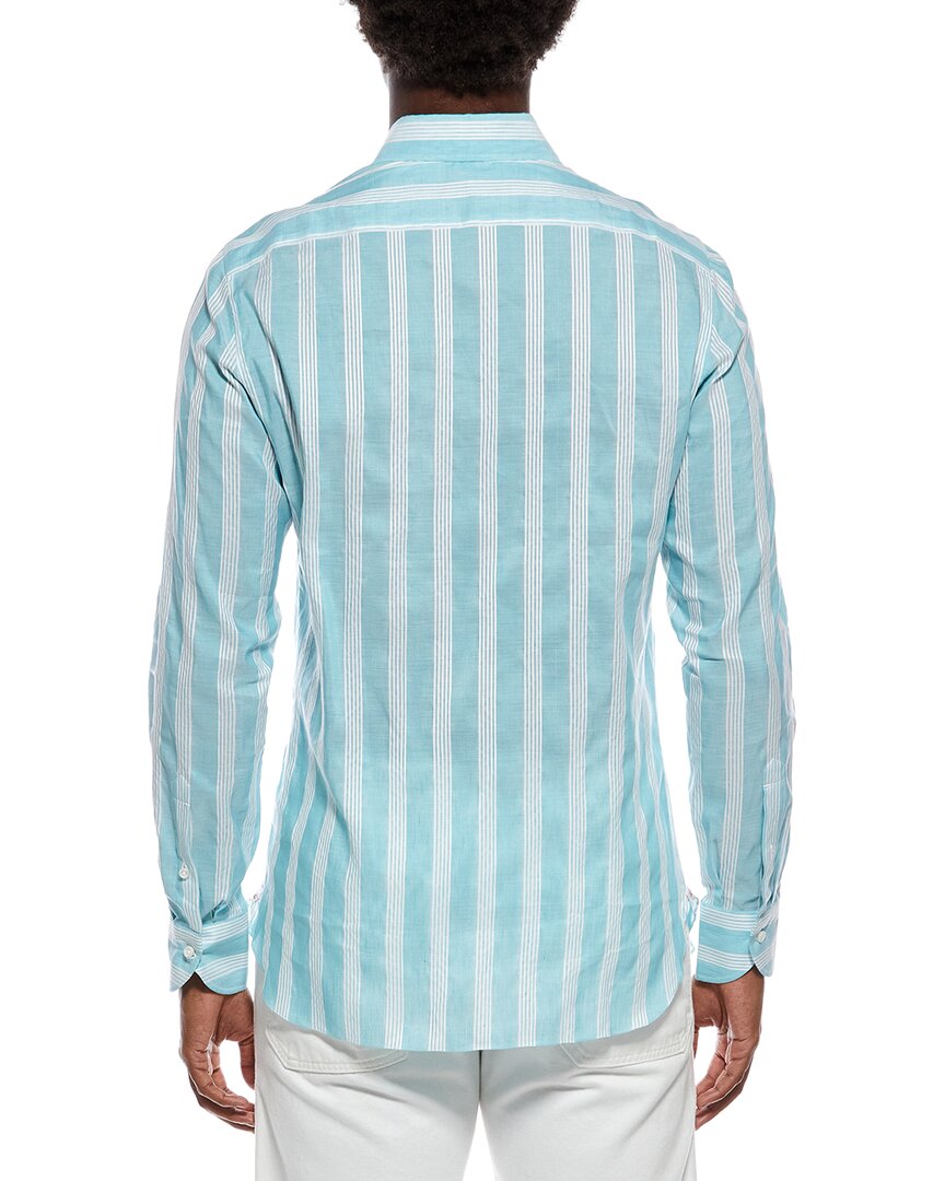 Isaia Isaia Linen-Blend Dress Shirt