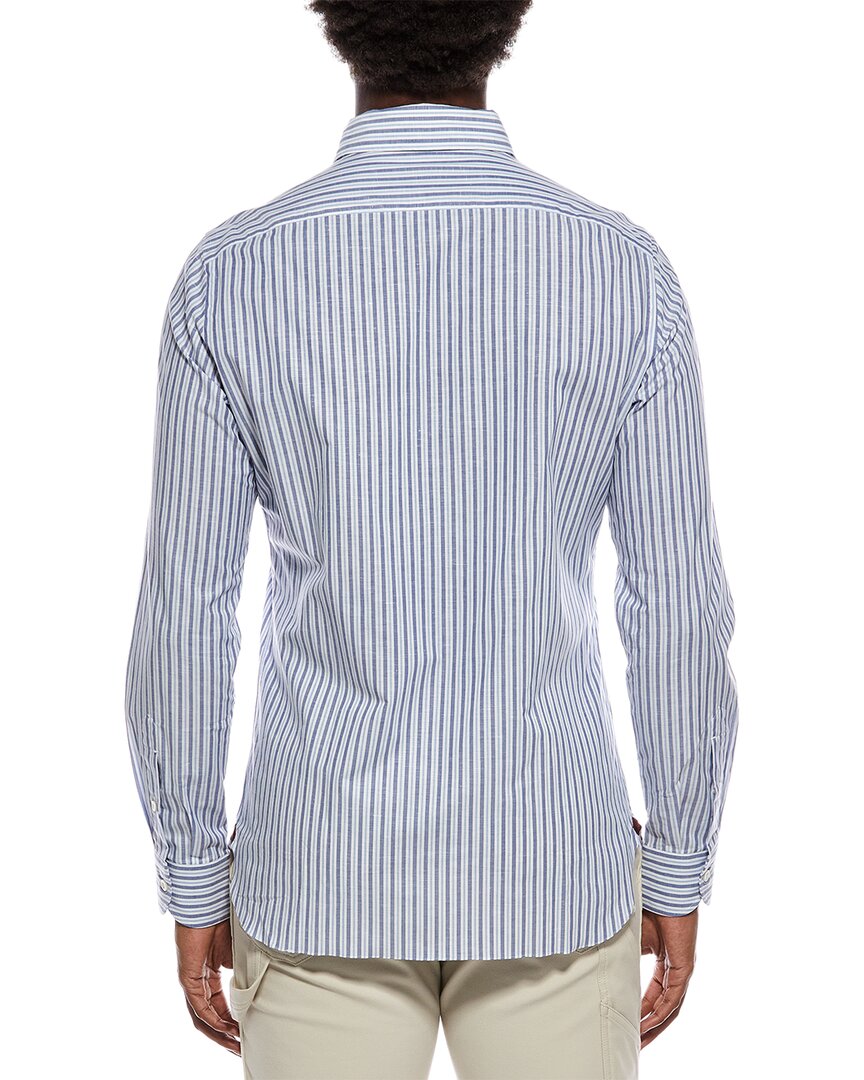 Isaia Sport Linen-Blend Shirt
