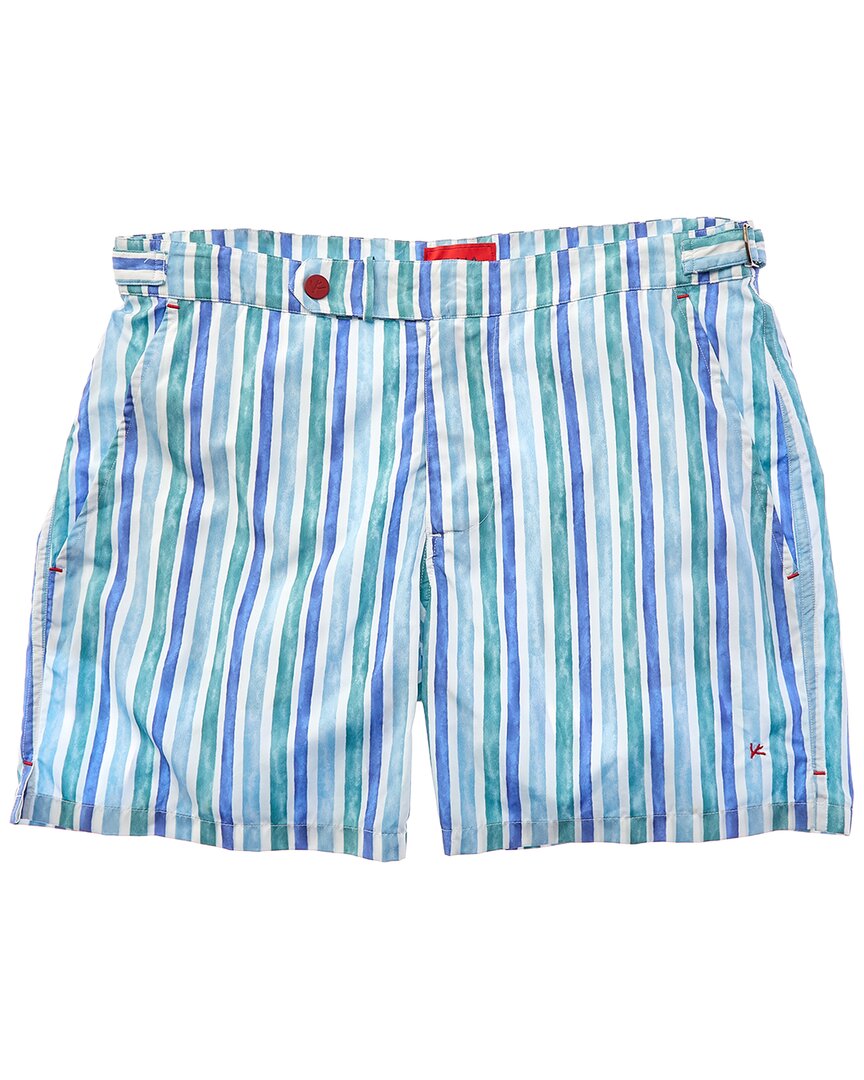 Isaia Isaia Print Swim Trunk