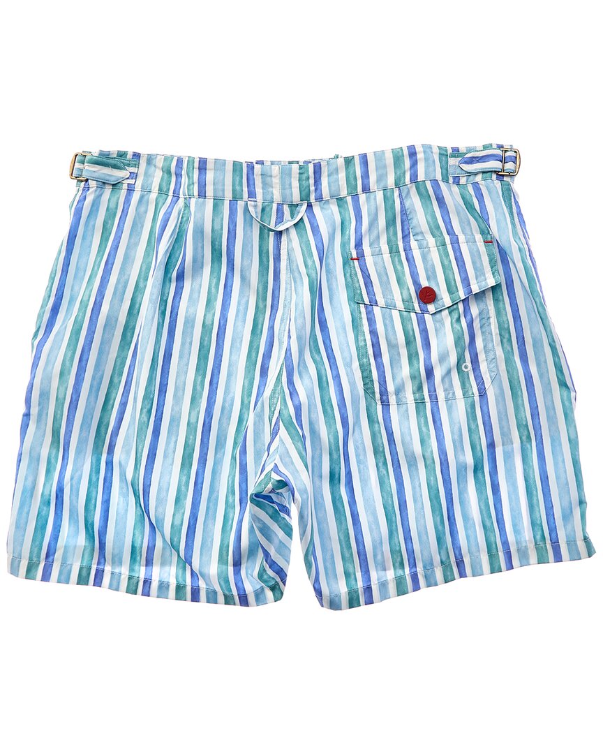 Isaia Isaia Print Swim Trunk