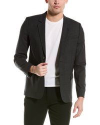 The Kooples Wool-Blend Suit Jacket Black