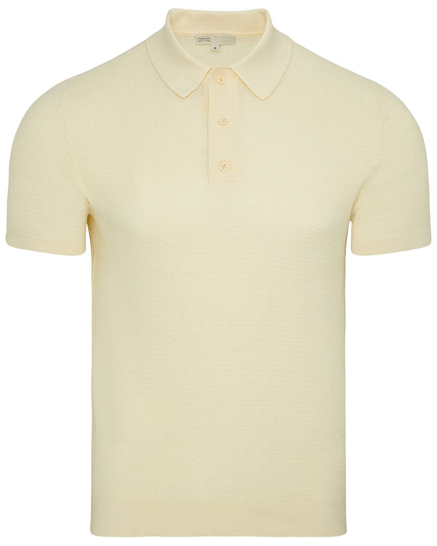 Onia Textured Polo Shirt